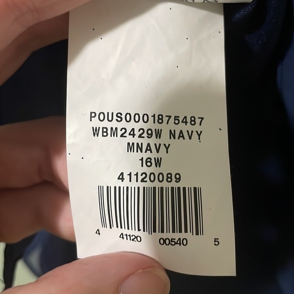 OLEG Cassini Tank and Kimono Set Navy size 16w - Picture 9 of 14